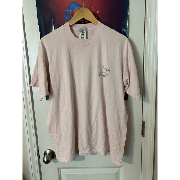 Fruit of the Loom Other - Vintage 1998 I Tamed Europe Map T-Shirt XL Pink Fruit of the Loom  90s Travel